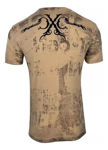 Remera  Rain Eagle Biker - A Pedido_exkarg Marrón S 4
