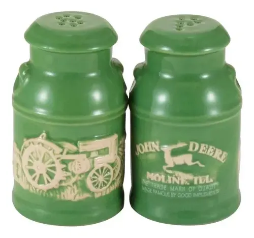 Salero Y Pimentero John Deere Original - A Pedido_exkarg Verde