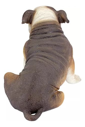 Estatua Perro Bulldog Ingles - A Pedido_exkarg Blanco 2