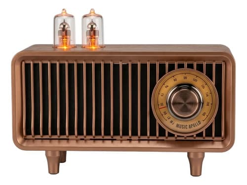 Radio Vintage Bluetooth Fm Radio Speaker - A Pedido Marrón