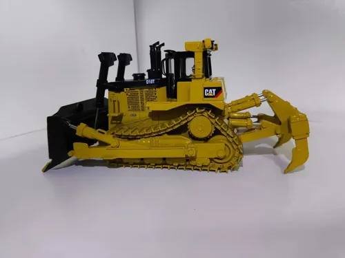 Cinta De Correr Caterpillar Para Tractor En Miniatura D10t 1:50 Diecast 85158, Amarilla Amarillo 3