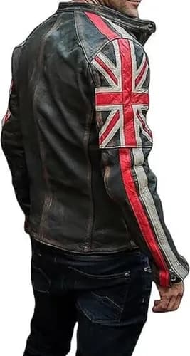 Campera Men's Motorcycle Vintage Racer - A Pedido_exkarg Negro 38 3