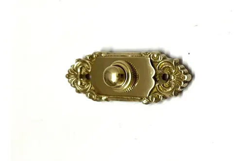 Pulsador Timbre Petite French Baroque - A Pedido_exkarg Bronce 3