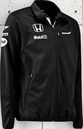 Campera Softshell Honda Mclaren 2015 (s Y Xl)_exkarg Negro S