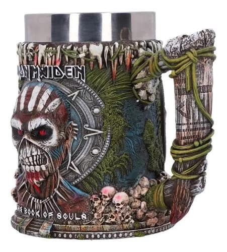 Jarro Tankard Iron Maiden Book Of Souls - A Pedido_exkarg Books Of Souls 2