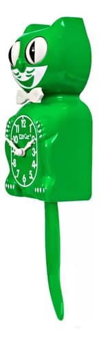 Reloj De Pared Kit Kat Clock Green Classic - A Pedido_exkarg Verde 2