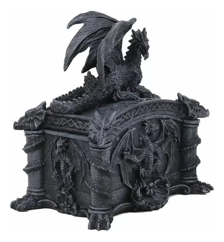 Caja Joyera Medieval - A Pedido_exkarg Negro