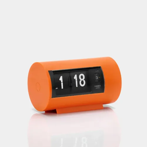 Reloj Analogico Con Alarma Twemco - A Pedido_exkarg Naranja 2