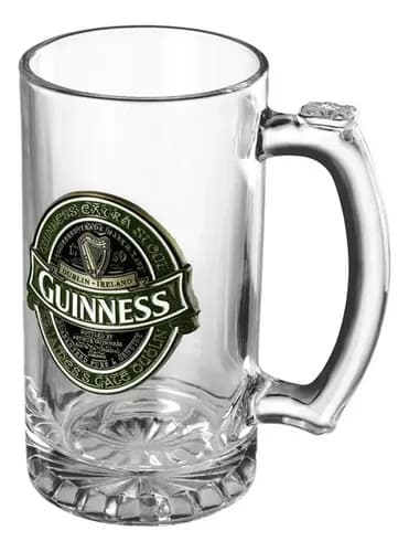 Jarra Coleccionable Con Relieve De Guinness - A Pedido 2