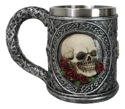 Taza De Cafe Love Never Dies Day - A Pedido_exkarg Plateado
