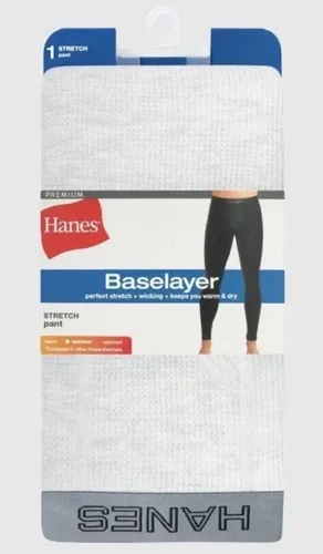 Calzoncillos Largos Hanes Long Johns Termica - A Pedido Gris Xxxs 3