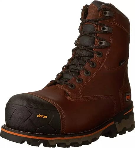 Botas Timberland Pro Men's Boondock - A Pedido_exkarg Marrón Cuero 40 Ar 2