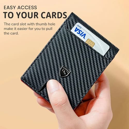 Billetera Gsoiax Mens Slim Wallet - A Pedido_exkarg Rojo 4