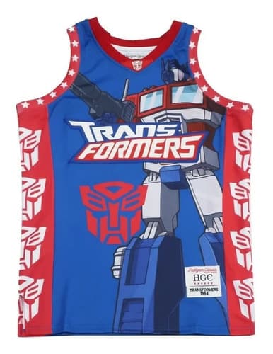 Musculosa Transformers Optimus Prime Men's - A Pedido_exkarg Azul 1 M