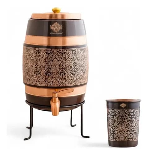 Dispensador De Agua 100% Cobre Y Soporte Antiguo - A Pedido Cobre