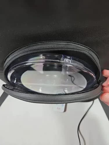 Mochila Con Holograma 3d Y Ventilador Led - A Pedido_exkarg Negro 4