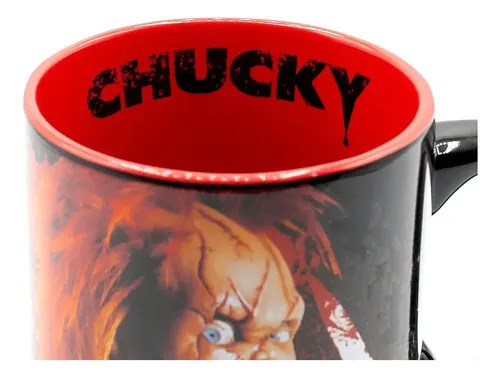 Taza Ceramica Child's Play Chucky - A Pedido_exkarg Negro 3