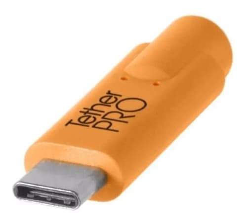 Cable Usb-c A Usb-c 4.5m Tether Tools Naranja Alta Velocidad