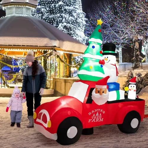 Papa Noel Inflable Driving - A Pedido_exkarg Rojo 2