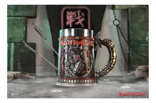Taza De Acero Nemesis Now B6342x3 De Iron Maiden, 16 Cm Negro 5