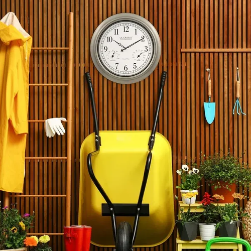 Reloj De Pared La Crosse Technology 18  - A Pedido_exkarg Blanco 3