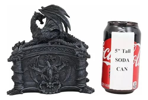 Caja Joyera Medieval - A Pedido_exkarg Negro 3