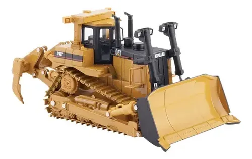 Cinta De Correr Caterpillar Para Tractor En Miniatura D10t 1:50 Diecast 85158, Amarilla Amarillo 2