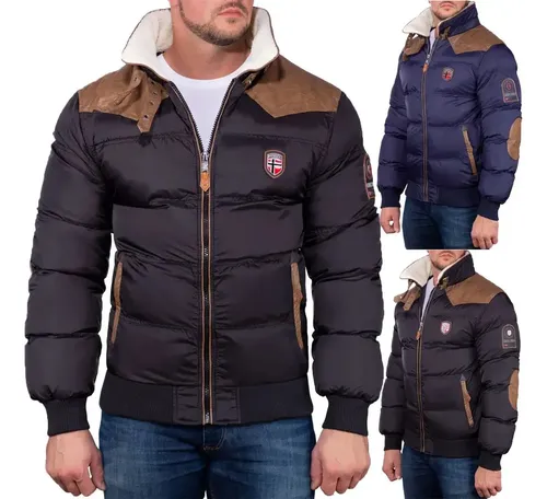 Campera Geographical Norway Men - A Pedido_exkarg Negro 38 X 2