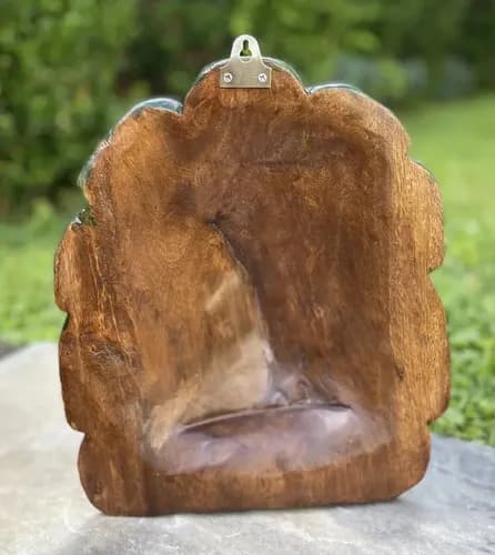 Cabeza Decorativa Madera Jefe Indio - A Pedido_exkarg Marrón 5