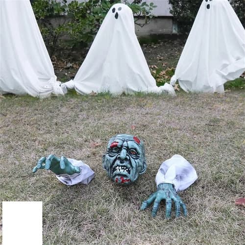 Set Decoracion Halloween  Zombie Garden - A Pedido_exkarg