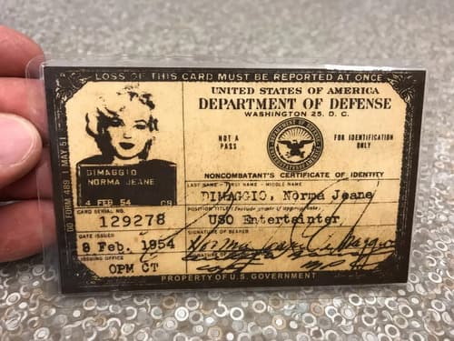 Licencia De 1954 Marylin Monroe Id - A Pedido_exkarg 4