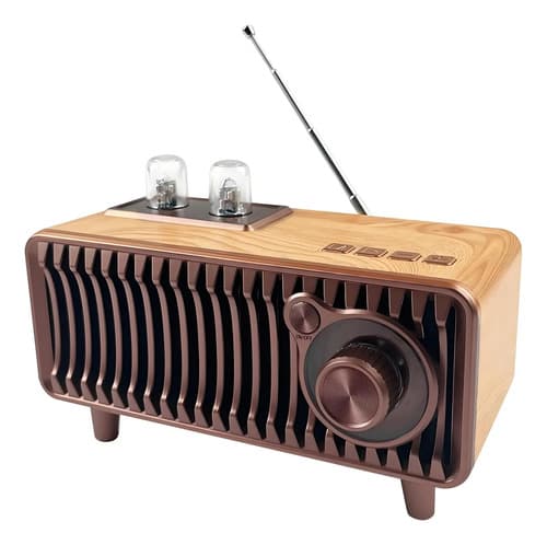 Parlante Retro Bluetooth Speaker - A Pedido Marrón