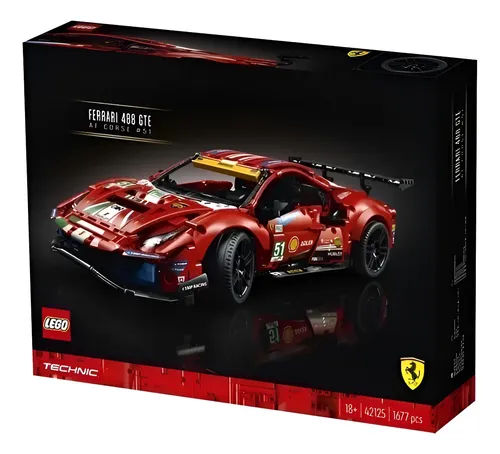 Lego Technic Ferrari 488 Gte Af Corse #51 - 1677 1677
