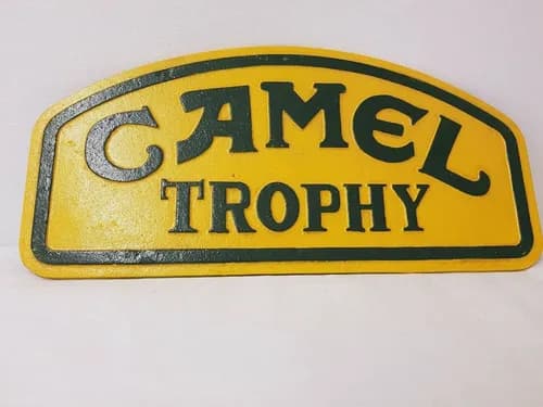 Cartel Camel Trophy Large 40cm Cast - A Pedido_exkarg X 3