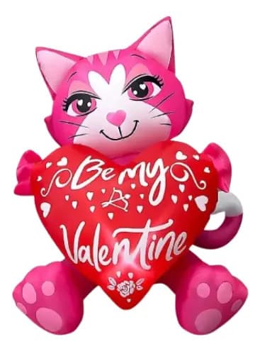 Inflable San Valentin Cute Kitty - A Pedido_exkarg Rojo 7