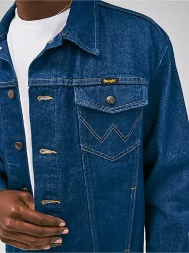 Campera  Cowboy Cut Unlined Denim - A Pedido_exkarg Azul 38 4