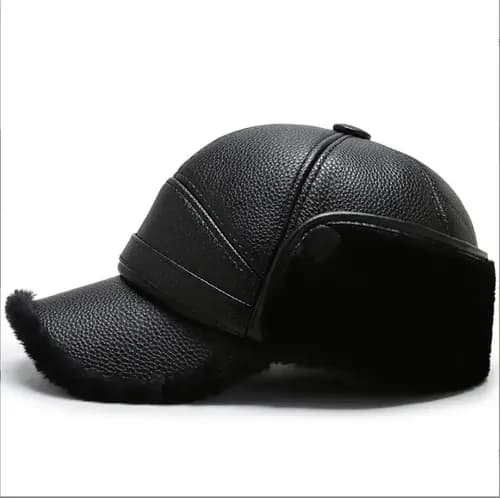 Gorra Con Orejeras Winter - A Pedido_exkarg Negro M 2