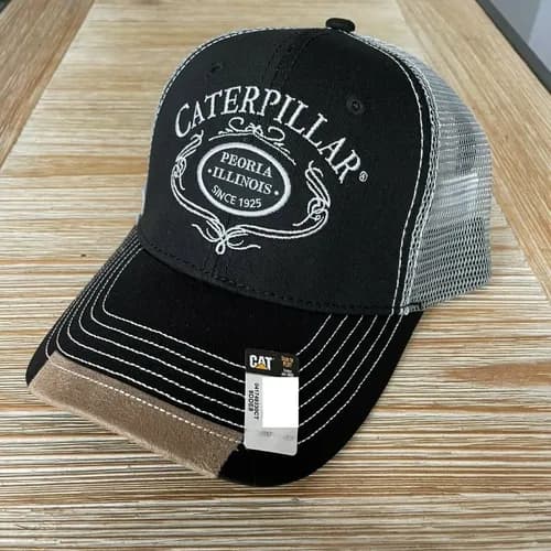 Gorra Caterpillar Cat Equipment Script - A Pedido_exkarg Negro Xxx 2