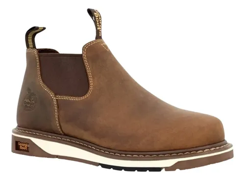 Botas Georgia Boots Mens Chelsea - A Pedido Marrón 37 Ar