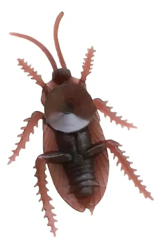 Cucaracha De Broma Para Baño - A Pedido_exkarg Marrón 2