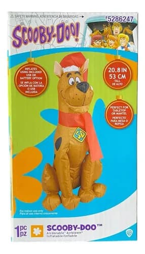 Inflable Navideño Scooby Doo - A Pedido_exkarg Marrón 4