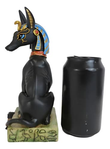 Estatua Decorativa Egyptian God  - A Pedido_exkarg Negro