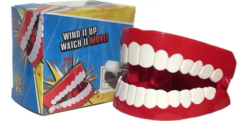 Dentadura Movediza Juego De Broma - A Pedido_exkarg Rojo 4