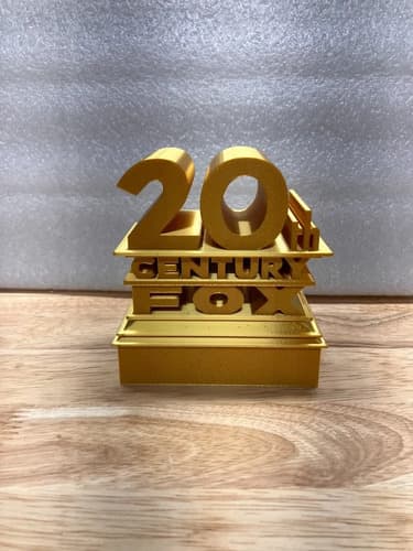 Cartel Decorativo 3d Printed 20th Century Fox - A Pedido Logotipo 20th Century Fox