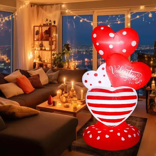 Inflable San Valentin Heart Outdoor - A Pedido_exkarg Rojo 2