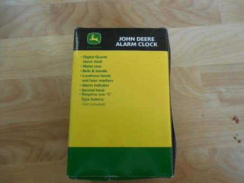 Reloj Despertador John Deere - A Pedido_exkarg Verde 3