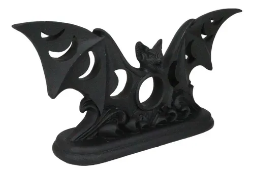 Portavelas Votivo Lunaeca Gothic Lunar Moon - A Pedido Negro 4