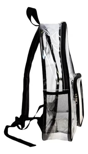 Mochila Transparent Clear + Laptop Sleeve - A Pedido Transparente 2