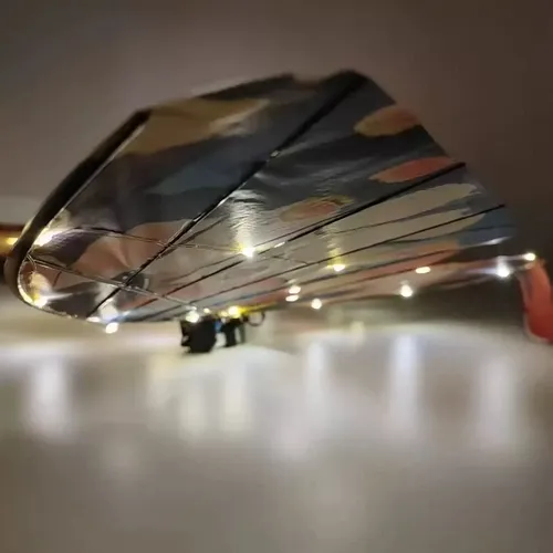 Mariposa Voladora Control Remoto Con Luz Led - A Pedido Azul 2