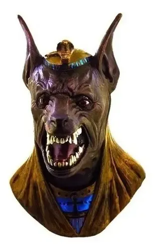 Máscara Dios Egipto Anubis Halloween Terror 26593 Violeta Oscuro Werewolfs 2